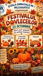 Festivalul Dovleceilor la Scoala Belciugatele in 27 octombrie 2026